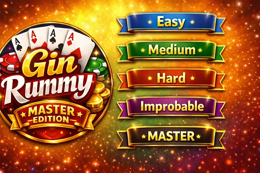 Gin Rummy Master Ai Offline screenshot 1