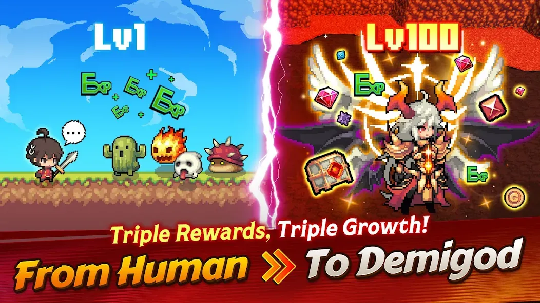 Demigod Idle: Rise of a legend screenshot 2