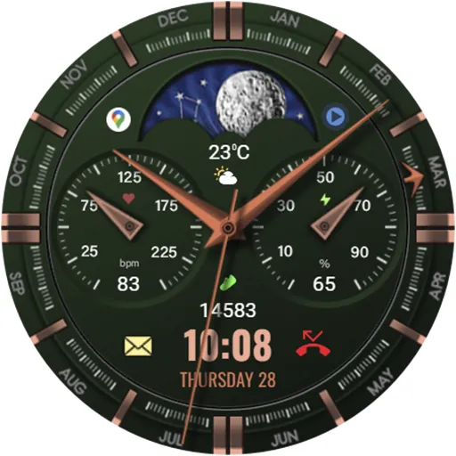 WFP 309 Elegant watch face screenshot 46