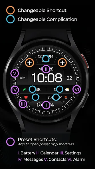 TVV Digital 7 Watch Face screenshot 4