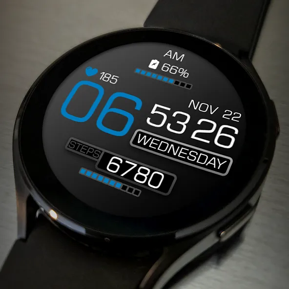 Key110 Digital Watch Face screenshot 4