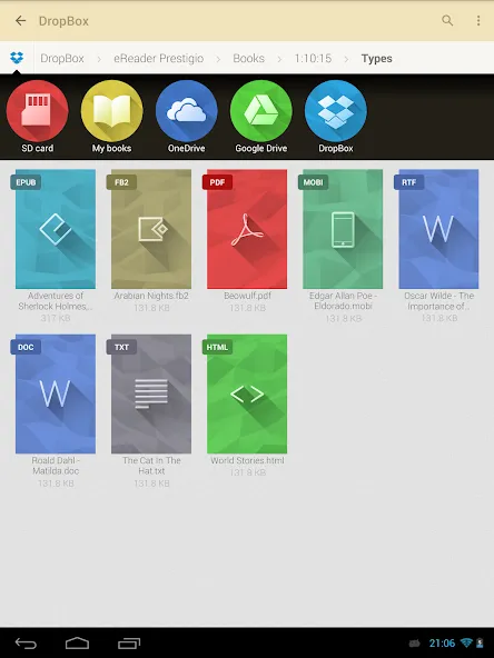 eReader Prestigio: Lector screenshot 13