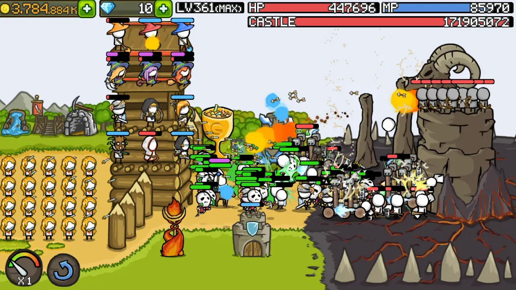성 키우기 - 타워 디펜스 screenshot 1