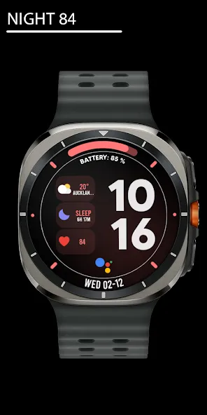 Night 84 - watch face screenshot 1