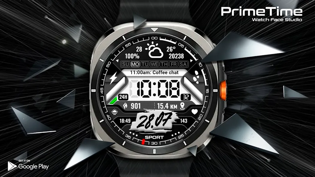 PT16 Digital Watch Face screenshot 25