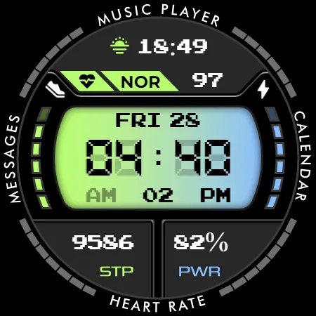 Phantom - LCD v4 | watch face screenshot 14