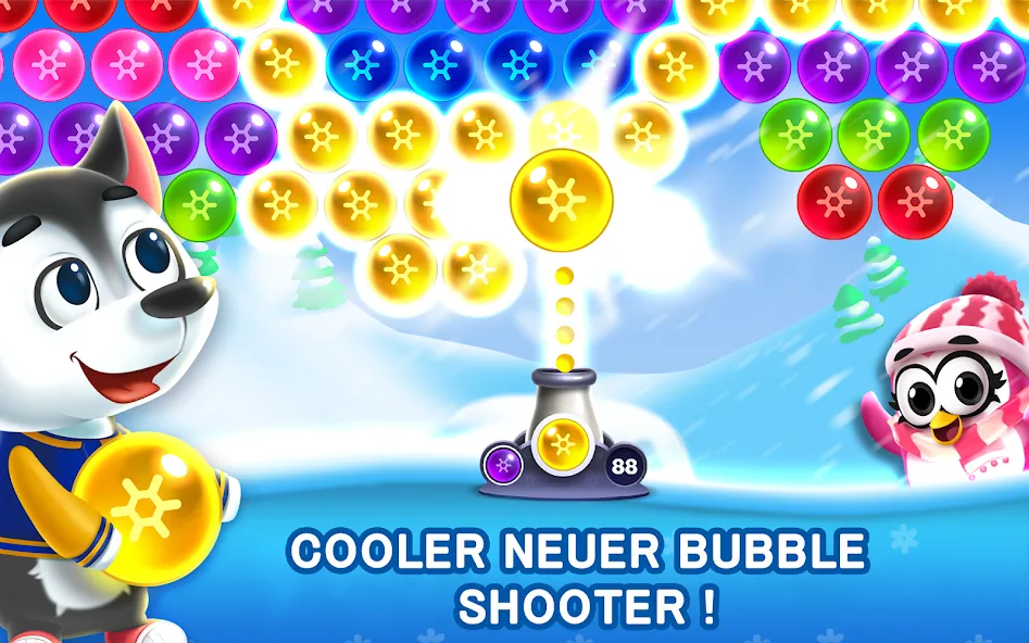Frozen Pop - Bubble Spiele screenshot 1