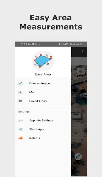 Easy Area : Land Area Measure screenshot 1