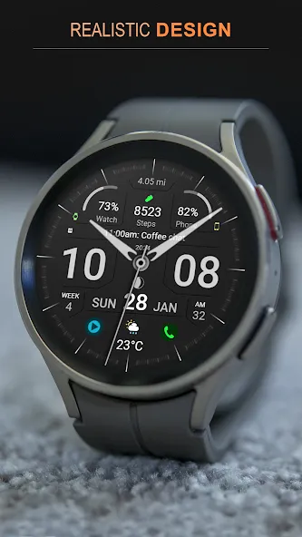 WFP 320 Hybrid watch face screenshot 6