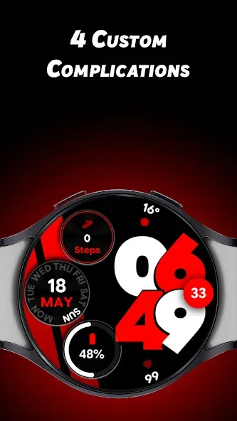 Sporty Pixel Pro - Watch face screenshot 6