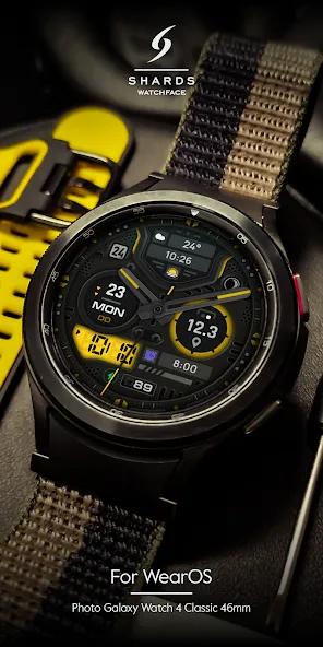 SH056 Watch Face, WearOS watch screenshot 5