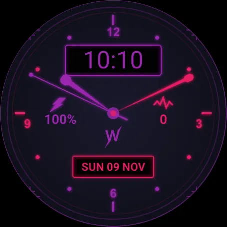 Hybrid Tech Watch Face screenshot 6