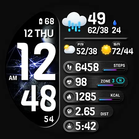 PER38 Digital Watch Face screenshot 39