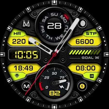 MD274 Analog watch face screenshot 11