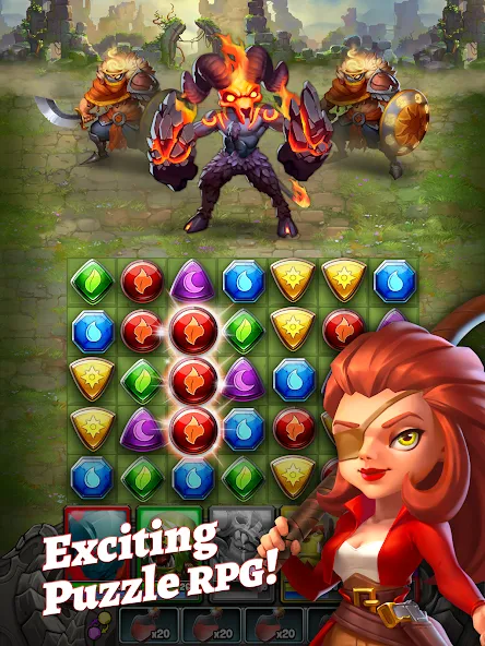 Legends & Dragons: Puzzle RPG screenshot 7