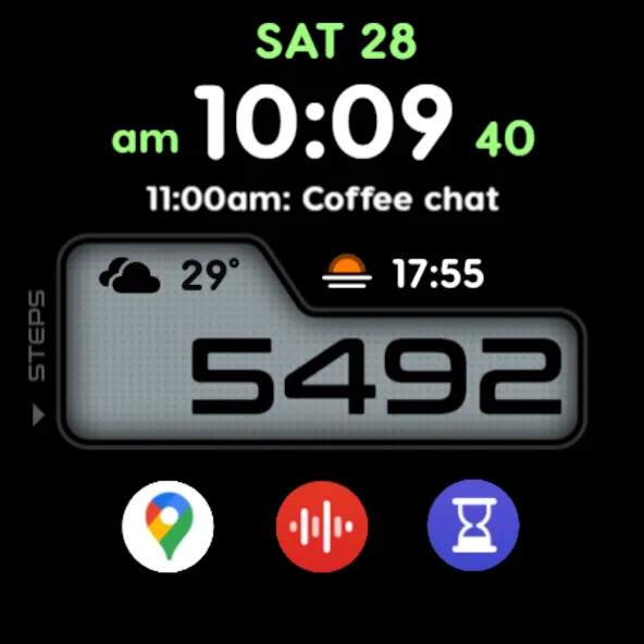 PRADO 73 Digital Watch Face screenshot 10