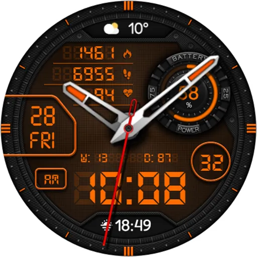 Hybrid PIKANT Watch face screenshot 20
