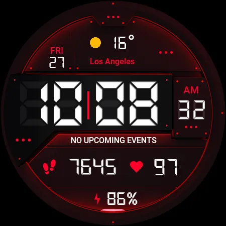 TVV Digital Watch Face screenshot 9