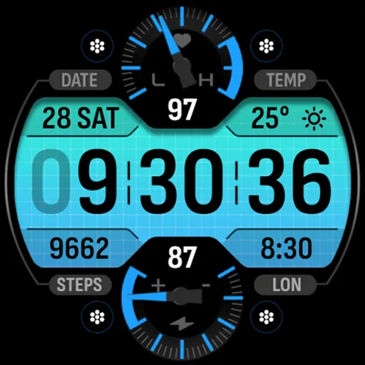 OMG 435 - Digital Watch Face screenshot 30