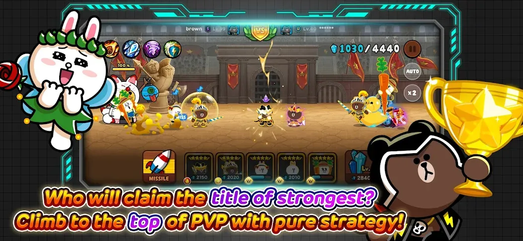 LINE Rangers: Brown-Cony Wars! screenshot 3