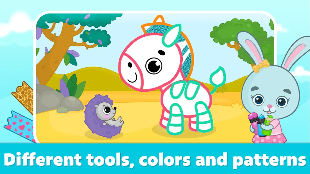 Coloring for Kids: Drawing 2-6 screenshot 9