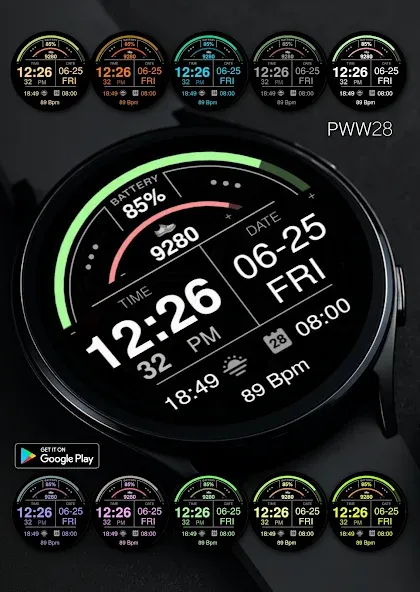 PW28 Modern Metrics Watch screenshot 2