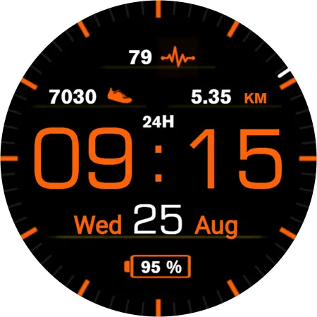 Casual Watchface AKM Wear OS screenshot 10