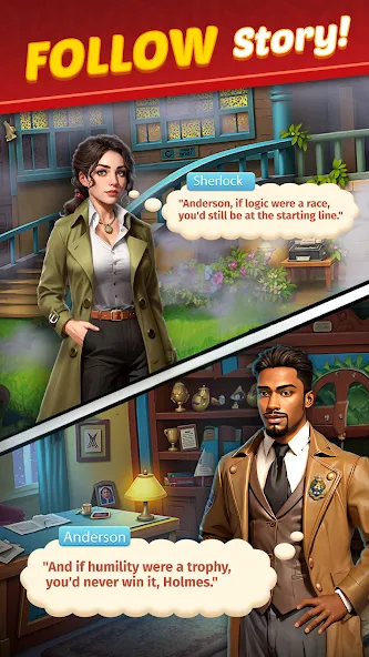 Sherlock: Mystery Merge Puzzle screenshot 7