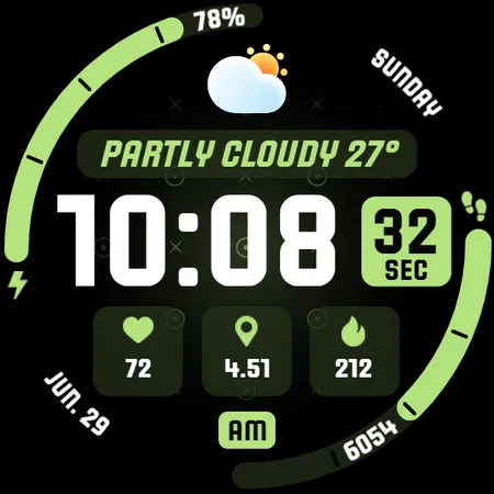 MARATHON Digital Watch Face screenshot 31