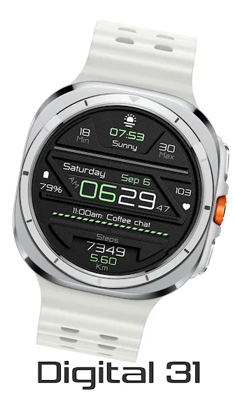 CC Digital 31 watch face screenshot 3