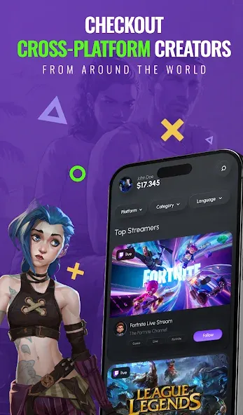 Cross-Platform streams - Givvy screenshot 5