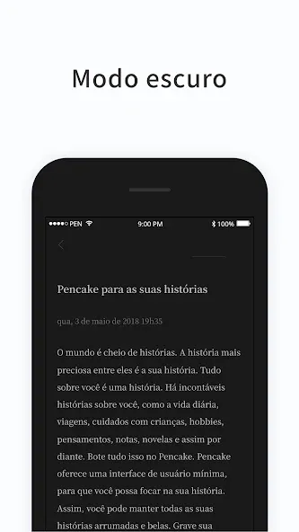 PenCake: notas simples, diário screenshot 6