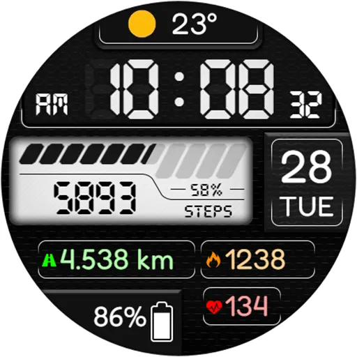 STENADO Sport URX64 Watch face screenshot 15