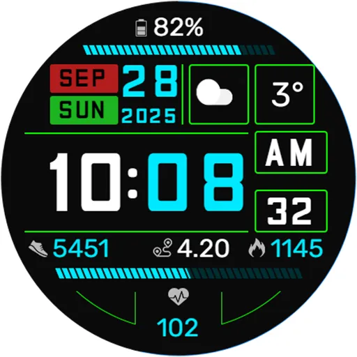 DIGI CONDUE Watch face screenshot 19