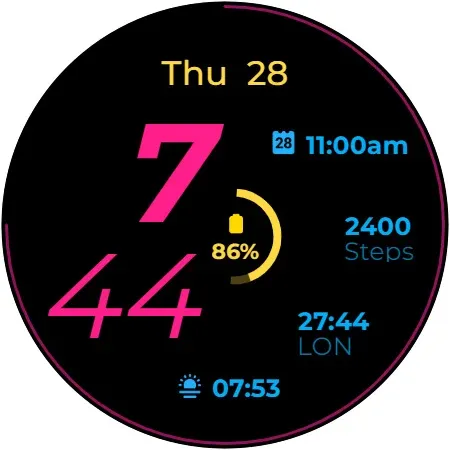 Swoop D Watch Face screenshot 7