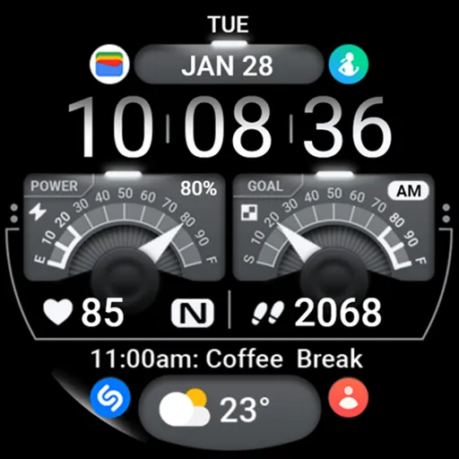 OMG 341 Digital Watch Face screenshot 28