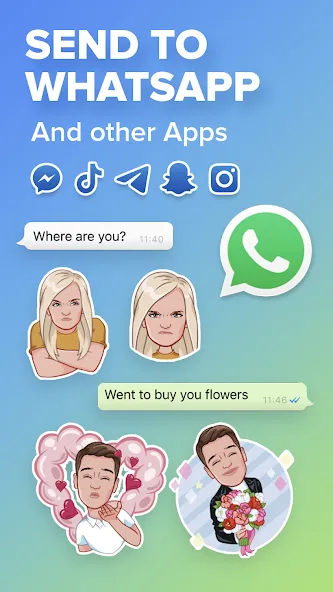 Mirror: Emoji maker, Stickers screenshot 3