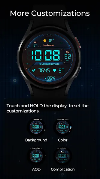 TVV Digital Watch Face screenshot 5