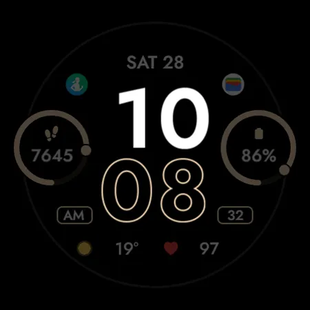 TVV Fitness 4 Watch Face screenshot 13