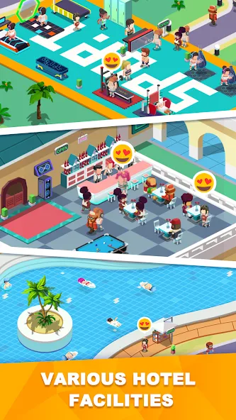 Sim Hotel Tycoon: Tycoon Games screenshot 15