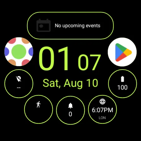 Pixel Slick Watch Face screenshot 2