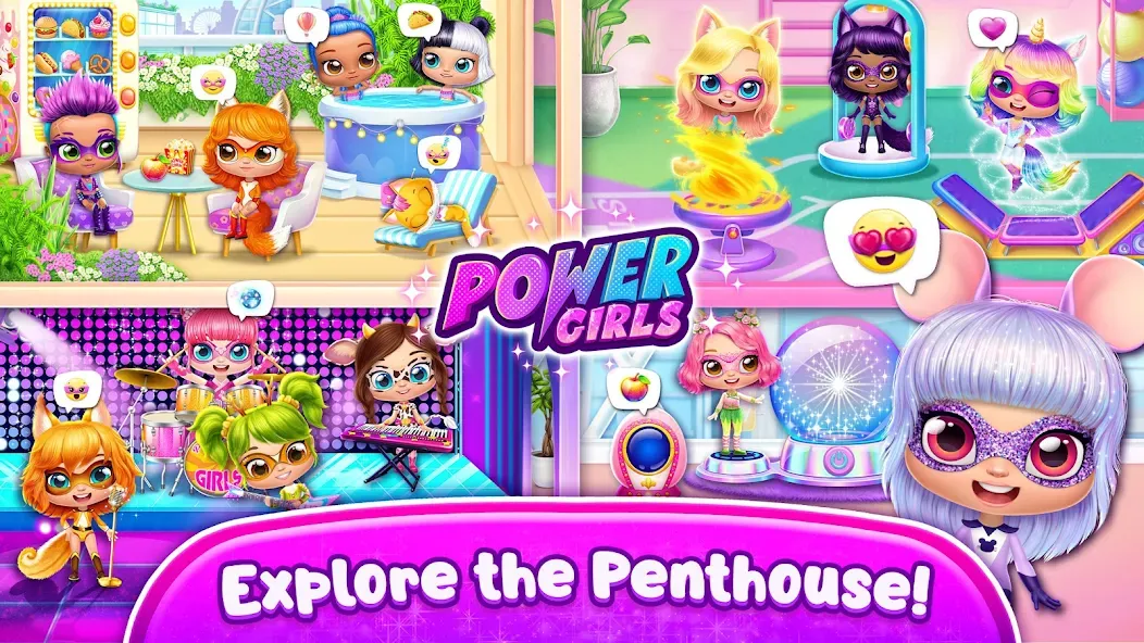 Power Girls - Fantastic Heroes screenshot 3