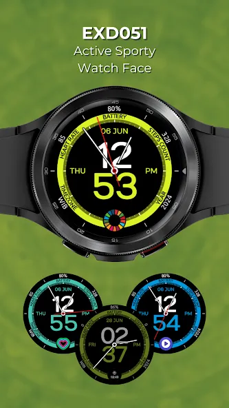EXD051: Active Sporty Face screenshot 1