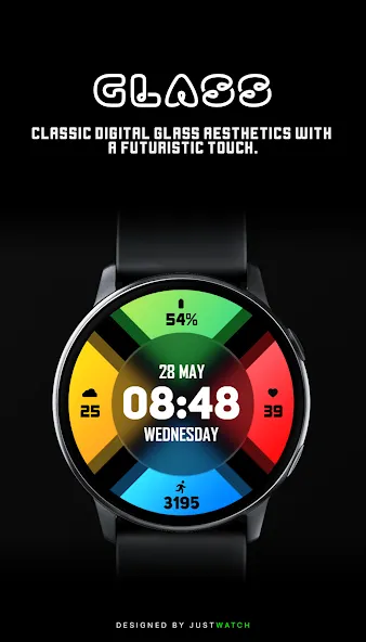 Glass Watch Face screenshot 1