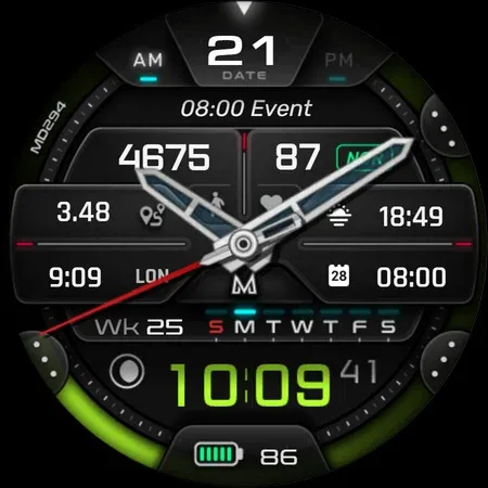 MD294 Analog watch face screenshot 27