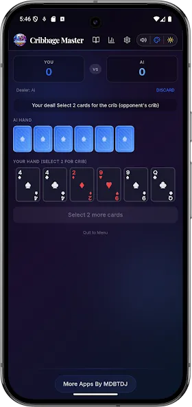 Offline Cribbage Master Ai screenshot 7