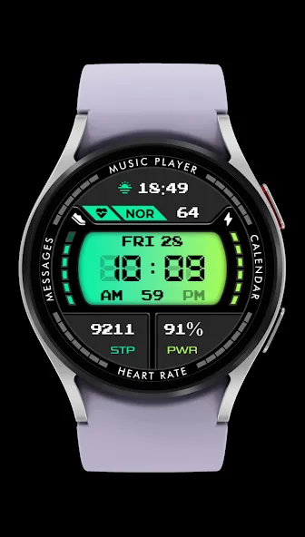 Phantom - LCD v4 | watch face screenshot 2