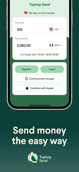 Taptap Send: Money Transfer screenshot 2