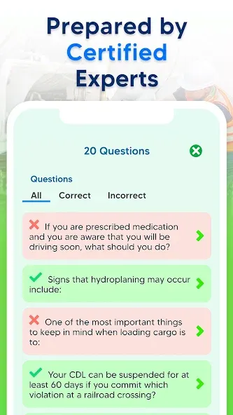 CDL Prep Practice Test 2026 screenshot 6
