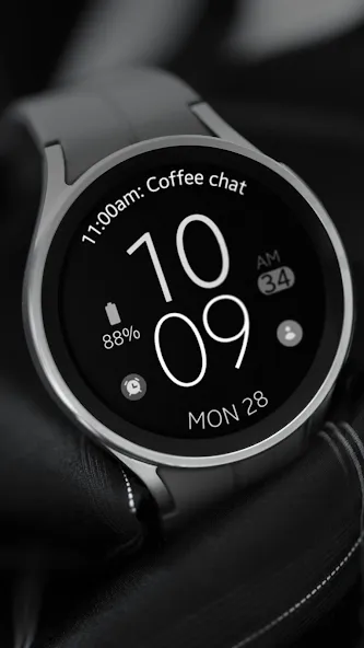 Simple Purple watch face screenshot 5